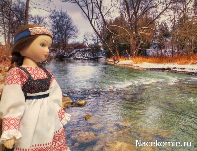 Куклы в народных костюмах №72 Кукла в девичьем костюме Коми