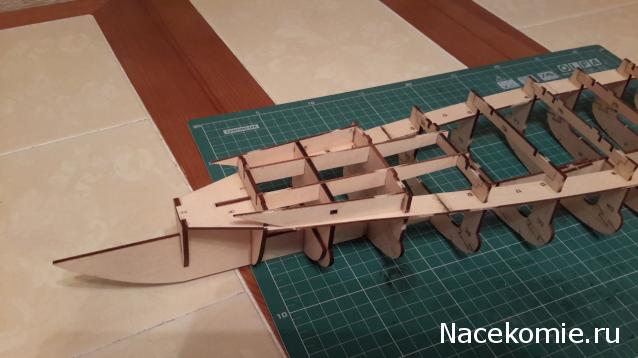 Линкор «Севастополь» - Сборка корпуса