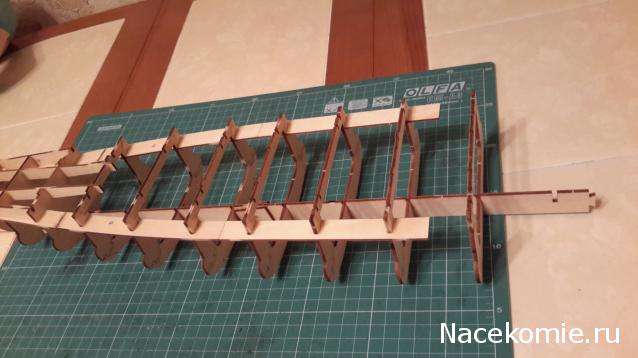 Линкор «Севастополь» - Сборка корпуса