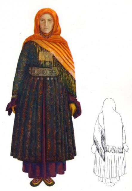 Куклы в народных костюмах №81 Кукла в лезгинском женском костюме