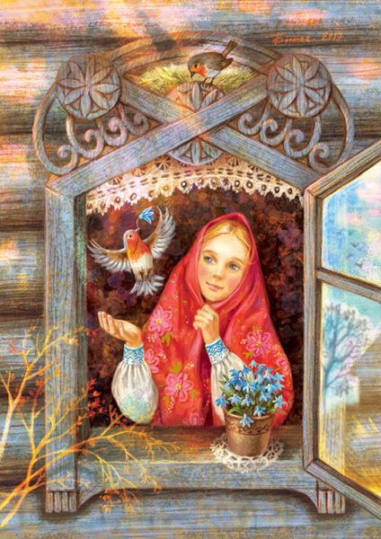 Куклы в народных костюмах – "Девчушки-болтушки"