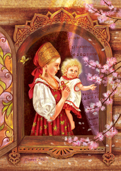 Куклы в народных костюмах – "Девчушки-болтушки"