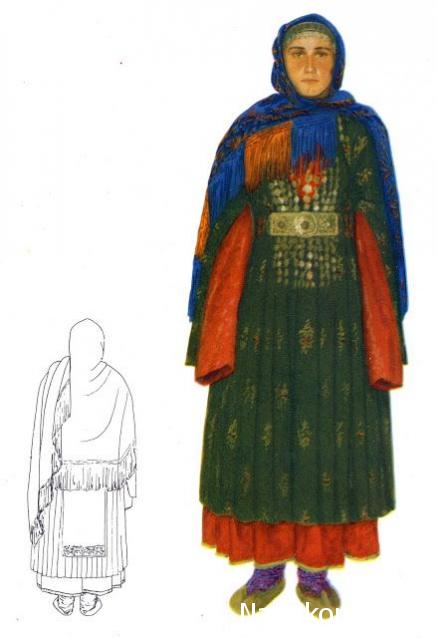 Куклы в народных костюмах №81 Кукла в лезгинском женском костюме