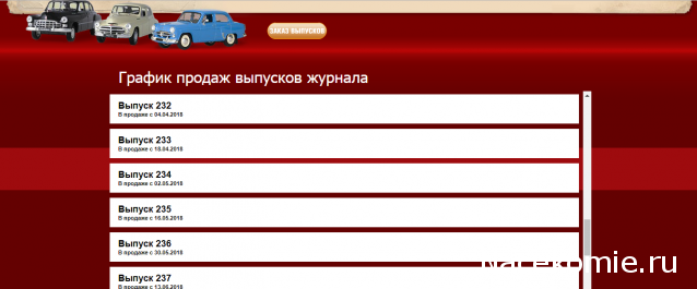 Автолегенды СССР - График выхода и обсуждение