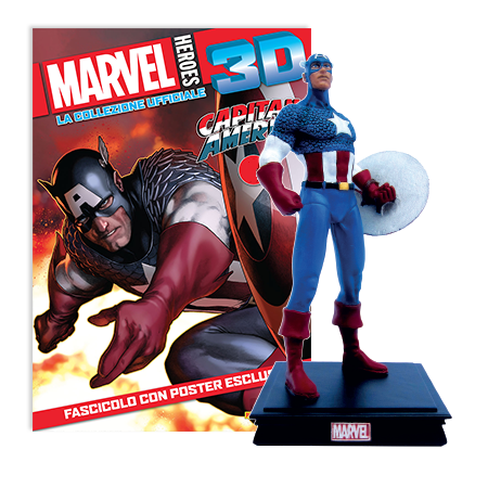 Герои Marvel 3D №15 - Капитан Америка