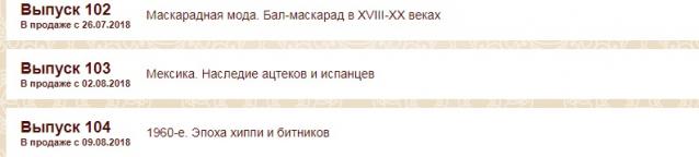 История Моды - График Выхода и обсуждение