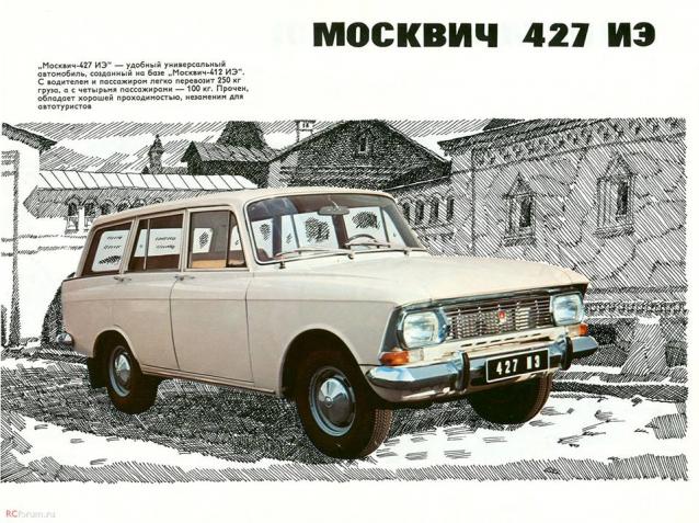 Автолегенды СССР №57 Москвич-427