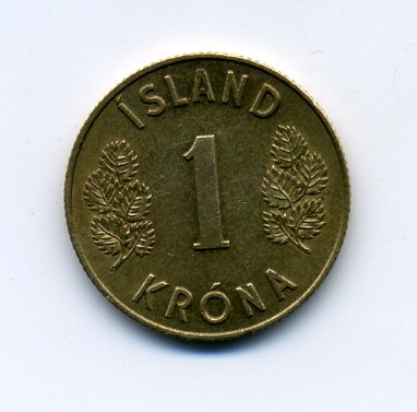 Монеты и банкноты №334 2 пфеннига (Германская империя), 1 крона (Исландия)