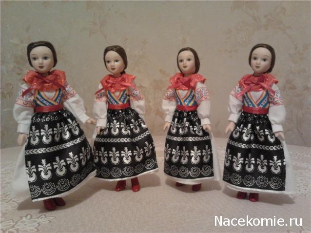Куклы в народных костюмах №82 Кукла в словацком девичьем костюме