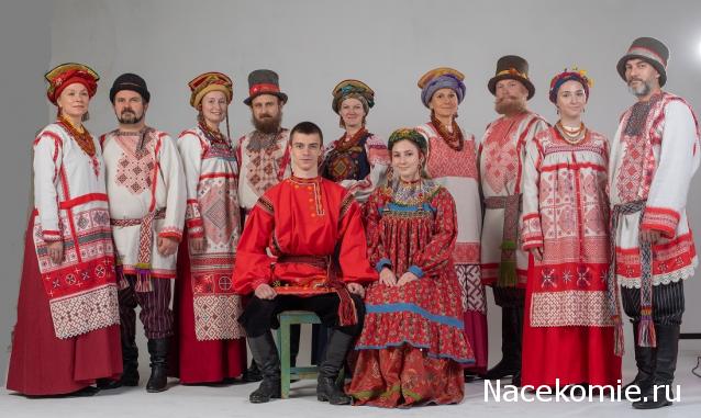 Куклы в народных костюмах №37 Кукла в девичьем костюме старообрядцев-"поляков" Томской губернии