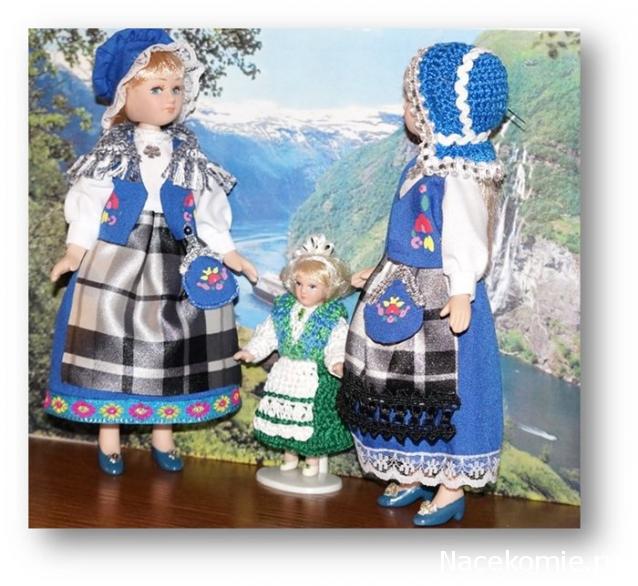 Куклы в Костюмах Народов Мира №4 - Норвегия