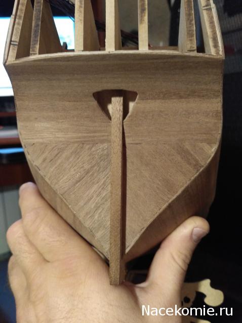 Собери Чёрную Жемчужину. Сборка: обшивка корпуса