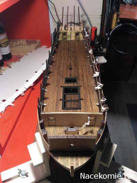 Собери Чёрную Жемчужину. Сборка: обшивка корпуса