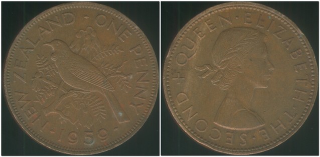 Монеты и банкноты №351 200 рублей (Россия), 1 пенни (Новая Зеландия)