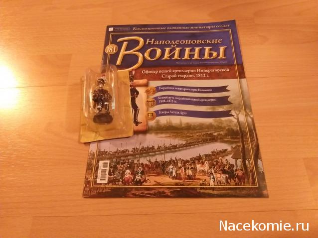 Наполеоновские войны №181 - Офицер пешей артиллерии Императорской Старой гвардии, 1812 г.