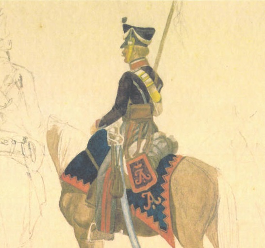 Наполеоновские войны №138 - Фанен-юнкер Тверского драгунского полка, 1812 г.