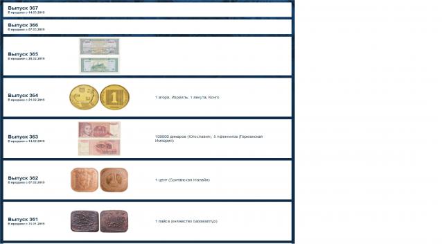 Монеты и Банкноты 2012 - График выхода и обсуждение