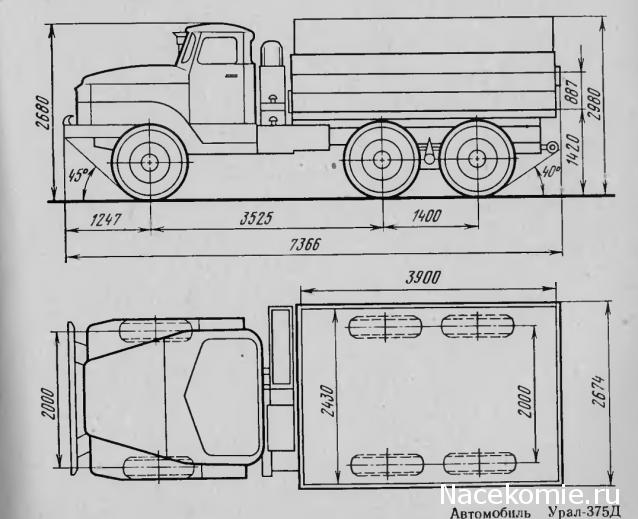 Автолегенды СССР Грузовики №43 - Урал-375Д