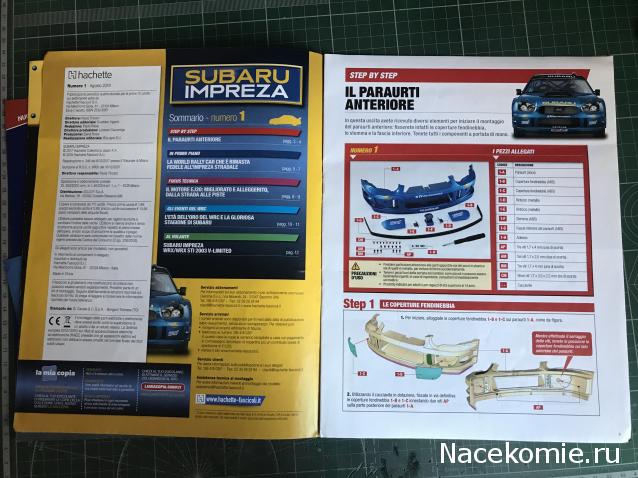 Subaru Impreza WRC Hachette 1:8