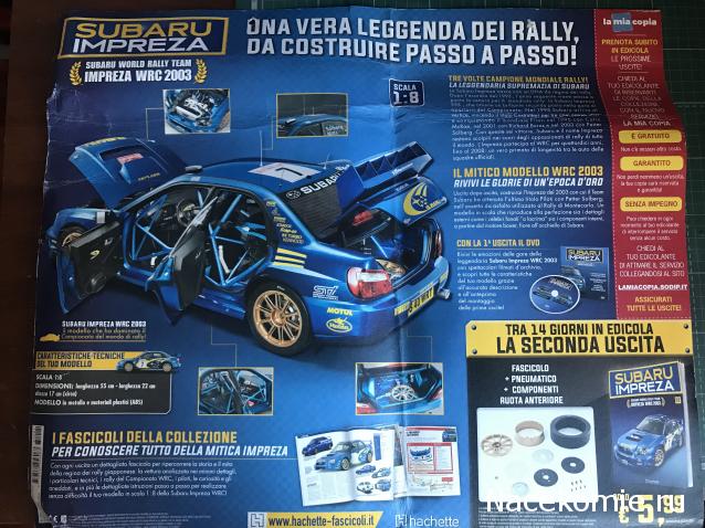 Subaru Impreza WRC Hachette 1:8