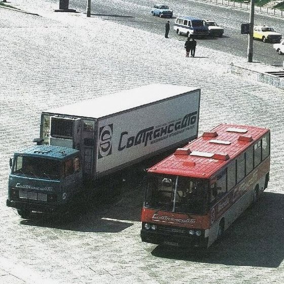 Интересные фото автобусов СССР