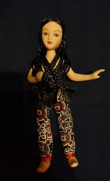 Куклы в народных костюмах №12 Кукла в узбекском летнем костюме