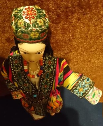 Куклы в народных костюмах №12 Кукла в узбекском летнем костюме