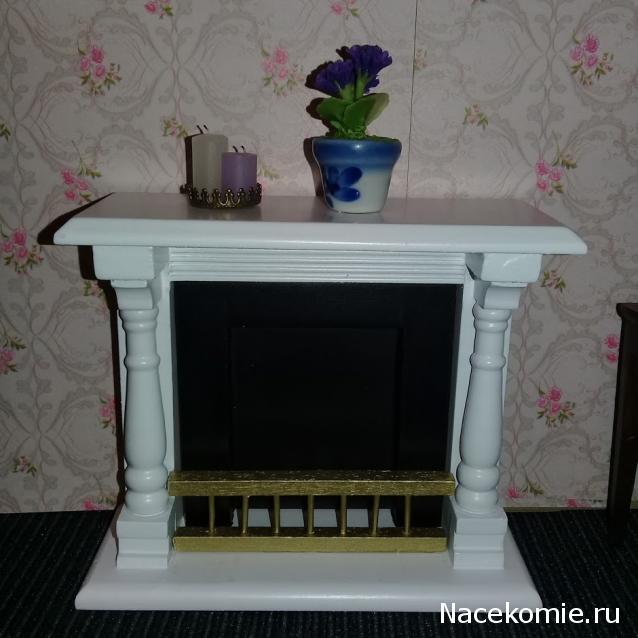Кукольный Дом №8 - Черно-белый Камин