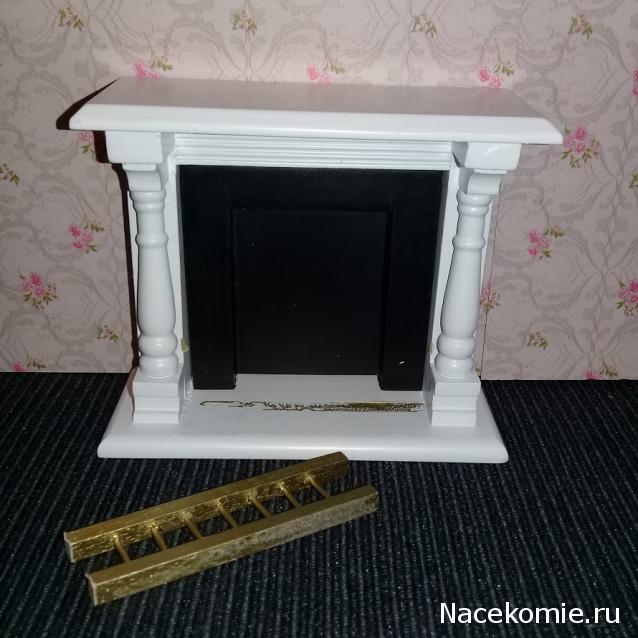 Кукольный Дом №8 - Черно-белый Камин