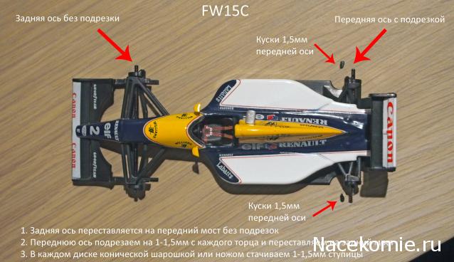 Formula 1 №4 - Williams FW15C Ален Прост (1993)