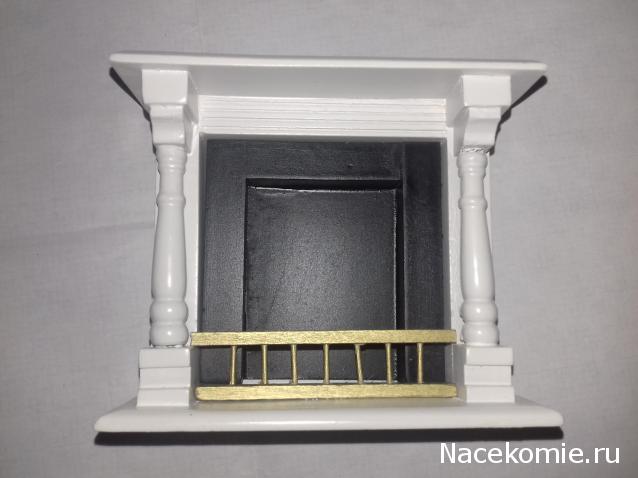 Кукольный Дом №8 - Черно-белый Камин