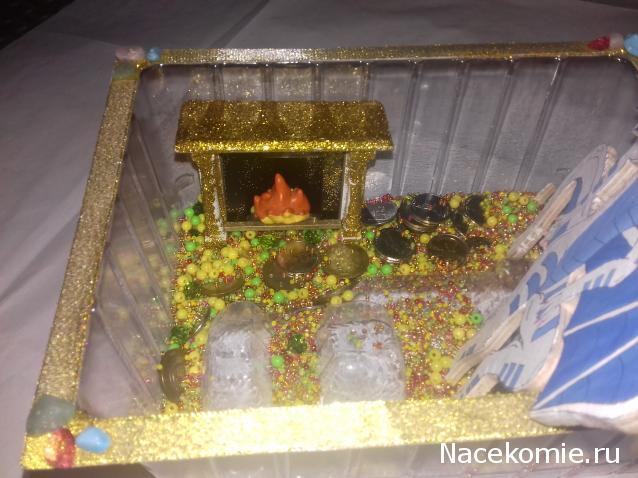 Кукольный Дом №8 - Черно-белый Камин