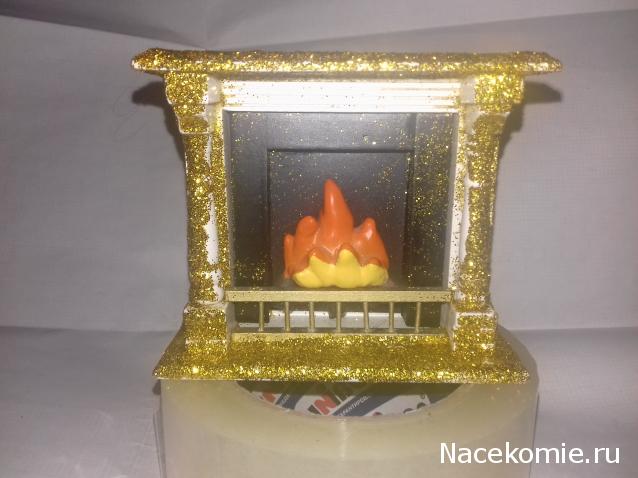 Кукольный Дом №8 - Черно-белый Камин