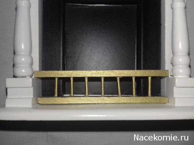 Кукольный Дом №8 - Черно-белый Камин