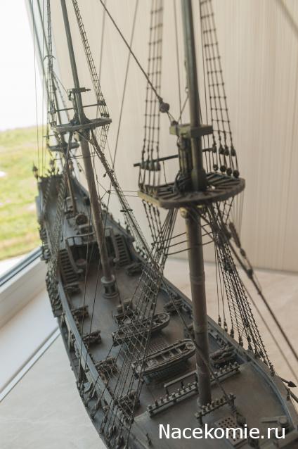 Собери Чёрную Жемчужину. Рангоут и такелаж.