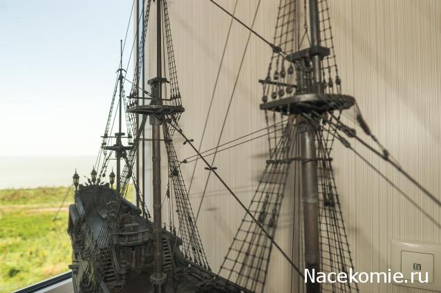 Собери Чёрную Жемчужину. Рангоут и такелаж.