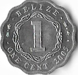 Деньги Мира №8 - Банкнота 50 000 метикалов (Мозамбик) + монета 1 цент (Белиз)