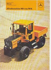 Тракторы №117 - Unimog MB Trac 1100 MB Kommunal 1975