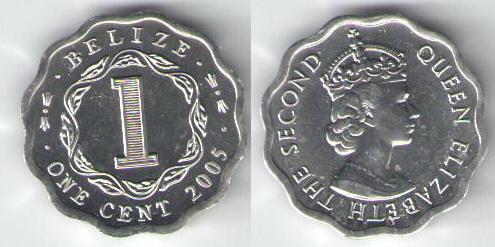 Деньги Мира №8 - Банкнота 50 000 метикалов (Мозамбик) + монета 1 цент (Белиз)