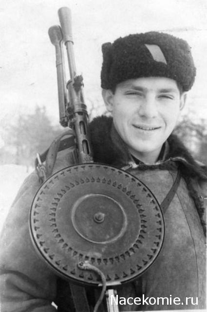 Солдаты ВОВ №173 - Боец партизанского отряда в зимней одежде, 1941–1943 гг.