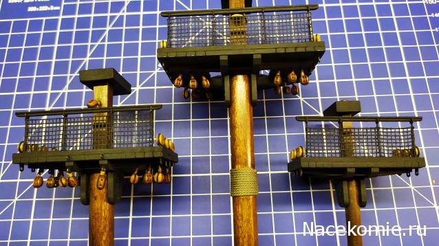 Собери Чёрную Жемчужину. Рангоут и такелаж.