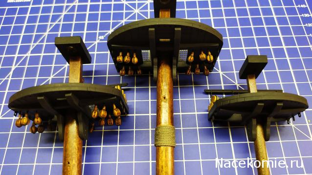 Собери Чёрную Жемчужину. Рангоут и такелаж.