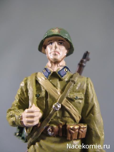 Солдаты ВОВ №178 - Рядовой войск связи в летней походной форме, 1941-1943 гг.