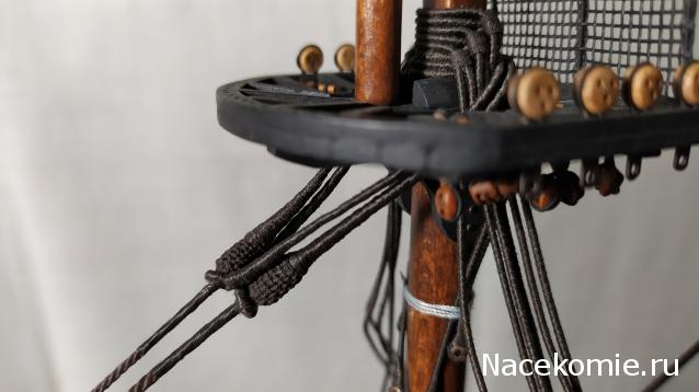 Собери Чёрную Жемчужину. Рангоут и такелаж.