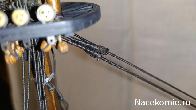 Собери Чёрную Жемчужину. Рангоут и такелаж.