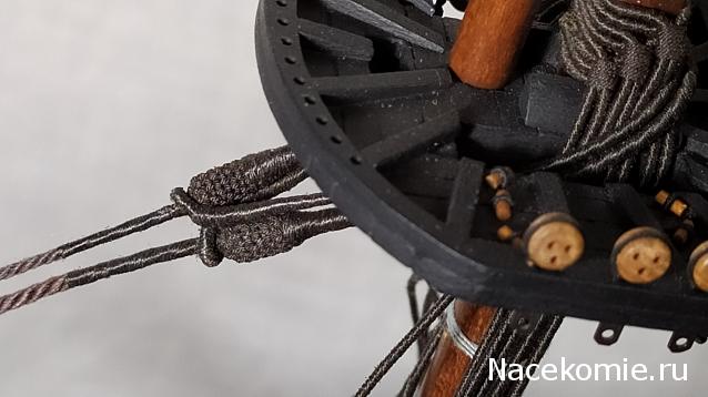 Собери Чёрную Жемчужину. Рангоут и такелаж.