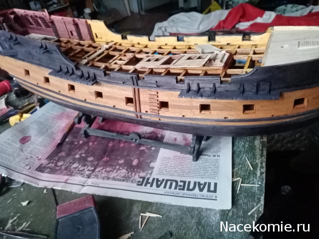 Собери Чёрную Жемчужину. Сборка: Покраска