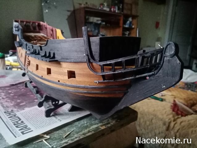 Собери Чёрную Жемчужину. Сборка: Покраска