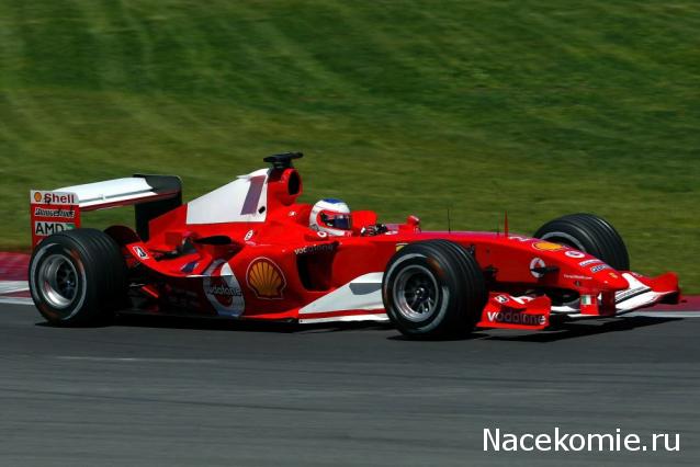 Formula 1 №25 - Ferrari F2004 - Рубенс Баррикелло (2004)