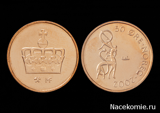 Монеты и Банкноты 2019 №17 - 5 центов (Острова Кука), 50 эре (Норвегия)